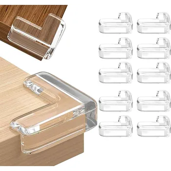 Obraz Silikonové chrániče rohů, průhledné, 10 ks