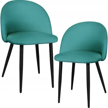 Jídelní židle Židle Szchara zelený velur 1 ks