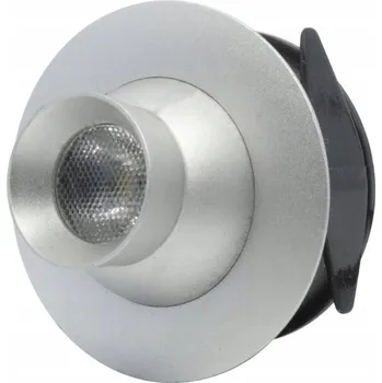 Bodové svítidlo Eye Led stříbrné nábytkové bodové svítidlo zapuštěné, 1,2W