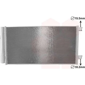 Výparník klimatizace Kondenzátor, klimatizace VAN WEZEL 17015702