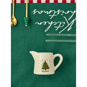 Vánoční dekorace Sinsay - Vánoční džbánek s motivem stromečku - zelená - 487GJ-77X - 487GJ-77X-ONE