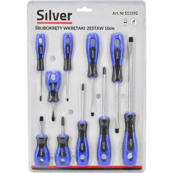 Vrták Sada ŠROUBOVÁKŮ SILVER 10 ks