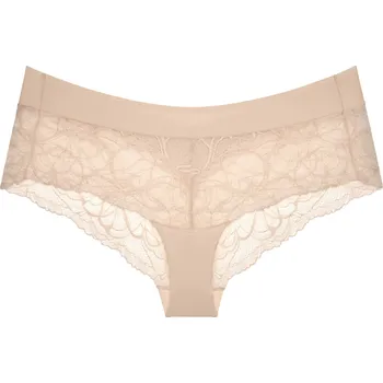 Kalhotky 730289 - Bokové kalhotky Triumph Body Makeup Illusion Lace - pro ženy - vel. 40 - barva: béžová