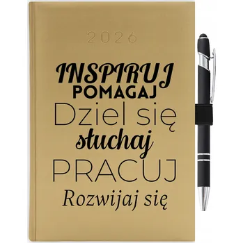 Kalendář Knižní kalendář 2026 A5 zlatý