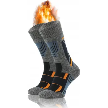 Pánské ponožky Sesto Senso 1 pár trekových vlněných zimních ponožek velikosti 36-38