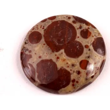 Přírodní kámen Kabošon Asteroid Jaspis č.6268 (27x5mm)
