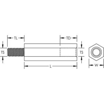 Erico DMH 30M5 Kovový distanční sloupek