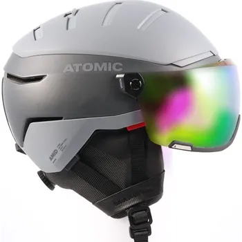 lyžařská/snowboardová helma ATOMIC SAVOR GT AMID VISOR HD 2024, Grey, Photochromic S2/S3, nastabiteľná ( NOVÁ )