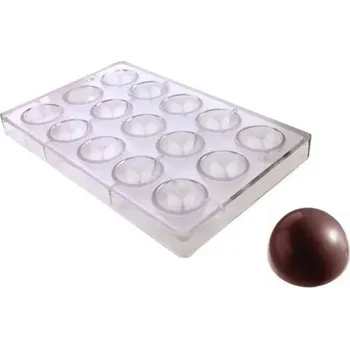 Forma na pečení Dortisimo Plastová forma na čokoládu Polokoule 3 cm