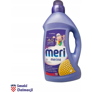 Prací gel Tekutý prací prostředek na barevné prádlo Meri Merino 2,7 l