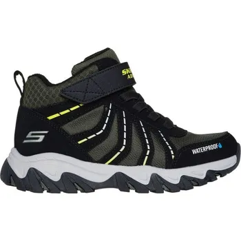 Chlapecká zimní obuv Dětská zimní obuv Skechers RUGGED RANGER - STORM TRAIL 28 Khaki, Černá, Bílá