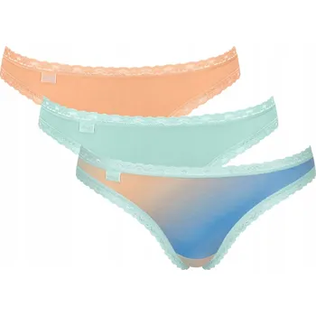 Kalhotky Barevné 3x dámské kalhotky KALHOTKY Sloggi 24/7 Weekend Brazil C3P 3 KUSY velikost 38