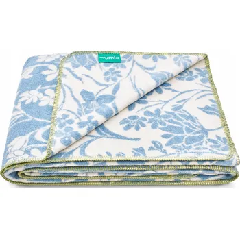 Prostěradlo Bavlna deka Mumla 150 cm x 200 cm modrá
