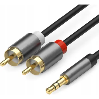 Audio kabel Kabel TopkKable L21 minijack (3,5 mm) – 2x RCA (cinch) 1 m