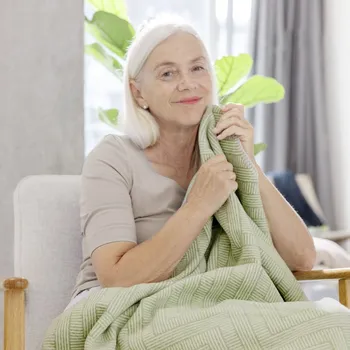 deka Bavlněná deka Borgne Zelená