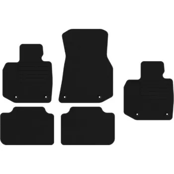 autokoberec Kobercové rohožky Edecor velurové 5 ks