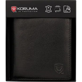 Peněženka Malá kožená peněženka pro mládež s ochranou RFID (černá) - SM-900GBL