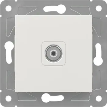 Elektrická zásuvka Anténní zásuvka nástěnná Electromalt bílá