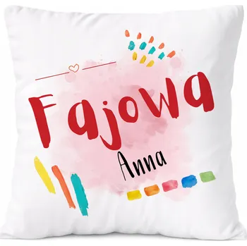 Obraz Polštář pro Franka jako Dárek s potiskem bílý PoliDraw