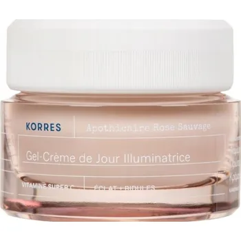 Pleťový krém Rozjasňující pleťový krém Korres Apothecary Wild Rose pro denní použití 40 ml