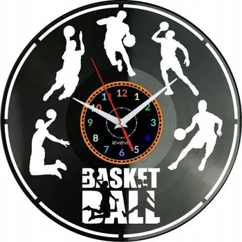 Hodiny Basketbal Nástěnné hodiny Vinylová deska Moderní dekorativní U