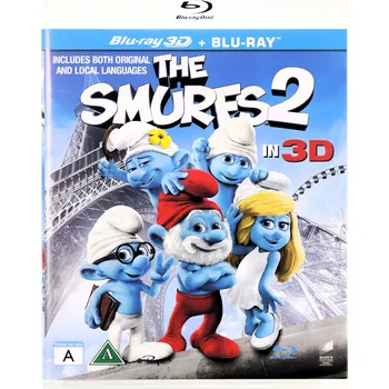Blu-ray film SMERFY 2 (2013) The Smurfs 2 3D 2D 4K Blu-ray 3D disk