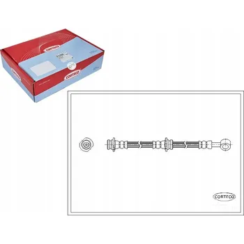 Brzdová hadice BRZDOVÁ HADICE FLEXIBILNÍ NISSAN CORTECO