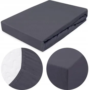 Prostěradlo Prostěradlo jersey s gumou 90x200 bílé 150gr/m2 SILNÉ polské