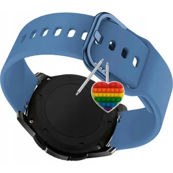 Pouzdro na mobilní telefon Pásek Řemínek pro Forever IGO JW-100, Silikon, modrá smyčka, nastavitelný