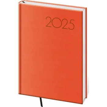Diář Knižkový kalendář pro podnikatele 2025 A5 Helma oranžový