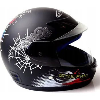 Helma na motorku MOTOCYKLOVÁ PŘILBA DĚTSKÁ Spiderman 47-8