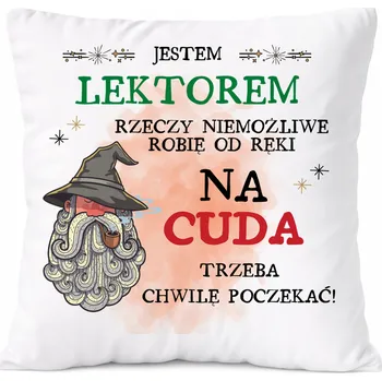 Obraz Dárek Polštář Gravedigger s potiskem , bílý PoliDraw