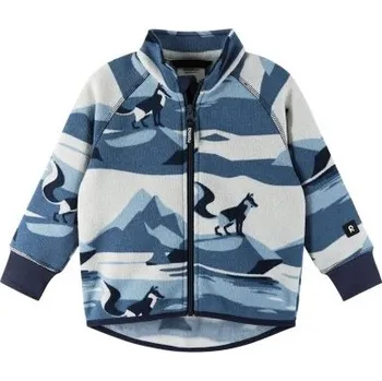 Dívčí oblečení Reima Dětský fleecový svetr Ornament - Navy, vel. 104