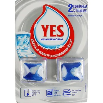 Mycí prostředek Tablety do čištění myčky nádobí Yes 0,1 l 0,1 kg