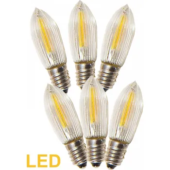 Žárovka ElektroSkalka LED žárovka E10 0,3W 14V až 55V 2100K