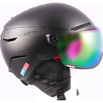 lyžařská/snowboardová helma ATOMIC SAVOR GT AMID VISOR HD PLUS 2025, Black, Photochromic S2/S3, nastavitelná ( NOVÁ )