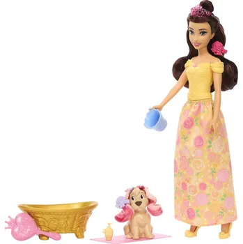 Hračka Mattel Disney princezny PANENKA BELLA S PEJSKEM
