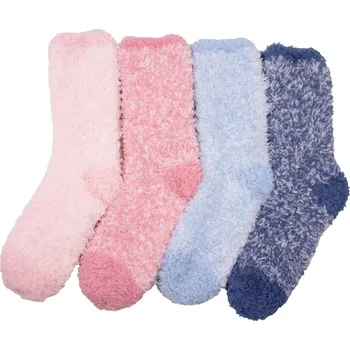 Dámské ponožky Dámské žinilkové ponožky Marshmallow - Uni / světle růžová