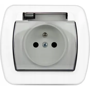 Elektrická zásuvka Elektrická Zásuvka zásuvka Kontakt-simon bílá