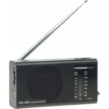 Mini rádio Tiross TS455 0 W černé