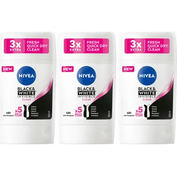 NIVEA Antiperspirant tuhý Black&White *3