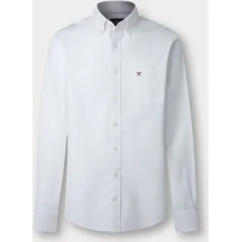 Pánská košile KOŠILE HACKETT LONDON WHITE OXFORD MULTI OPTIC WHITE