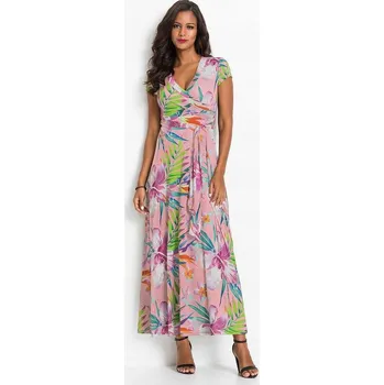 Dámské šaty Maxi koktejlové šaty Bonprix s přehozem, velikost 36/38