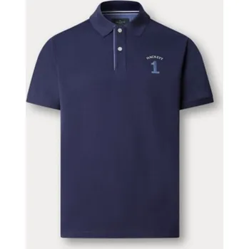 Pánská košile POLOKOŠILE HACKETT LONDON HERITAGE NBR POLO INK BLUE