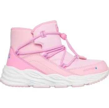 Dívčí zimní obuv Dětská zimní obuv Skechers TURBO TREAD 28 Růžová, Bílá