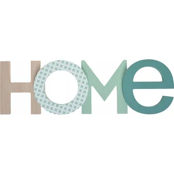 Obraz NÁPIS HOME GREEN MDF