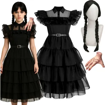 Karnevalový kostým Kostým Wednesday Korbi, velikost 110-120