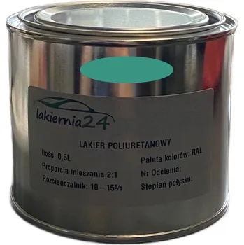 Lak na dřevo Barva Průmyslová polyuretanová barva, polyuretanový lak lesklý 0,5l 2:1 RAL 5018