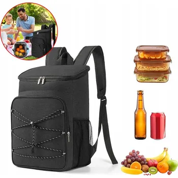 PLECAK TERMICZNY TORBA CHŁODZĄCA VODĚODOLNÝ VELKÝ OBJEM 12 PLECHOVEK