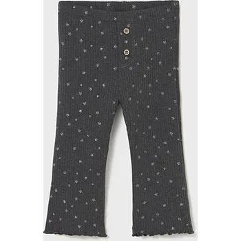 Dívčí kalhoty Kalhoty natahovací do zvonu Hvězdičky šedé BABY Mayoral velikost: 80